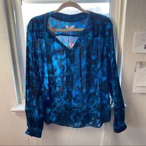 Parker NY Rio Blouse (Rainstorm)